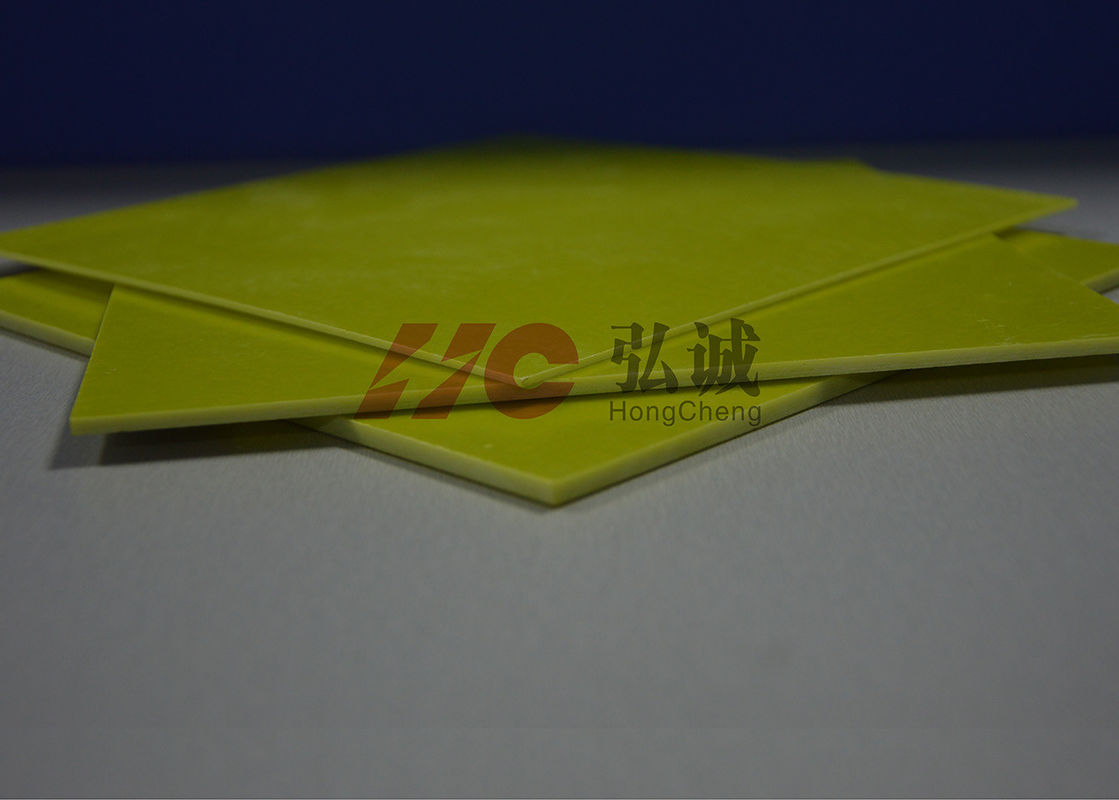 Força mecânica estável da folha elétrica amarela da isolação da fibra de vidro GPO3